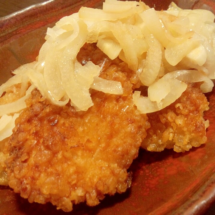 カリッ！たまねぎが甘い♪チキン南蛮☆